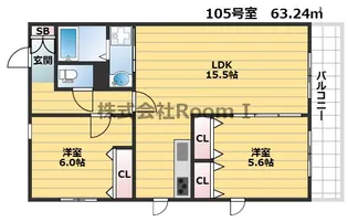 メゾン・サンモール・旭化成ヘーベルメゾンHEBEL HAUS【1階】の間取り