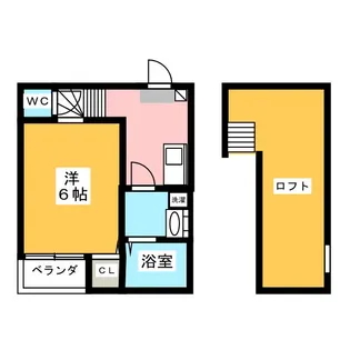 アールグレイス中島町【2階】の間取り
