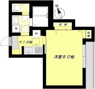西新宿セプト【1階】の間取り
