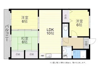 アメニティ21東大分【3階】の間取り