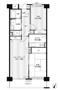 コーポレート浦和別所【2階】の間取り