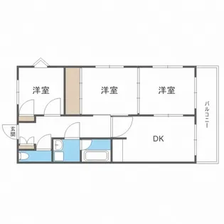 アルテハイム大野城【1階】の間取り