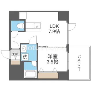 ブエナビスタ難波サウスタワー【10階】の間取り