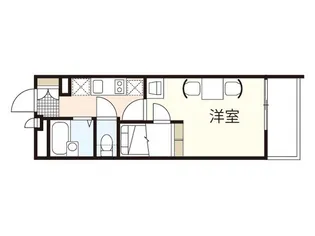 レオパレス千世【1階】の間取り