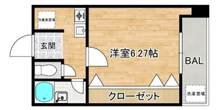 セレーノ井田【3階】の間取り