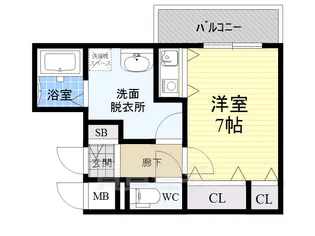 C-WING【9階】の間取り