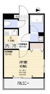 ルピナス清川【3階】の間取り
