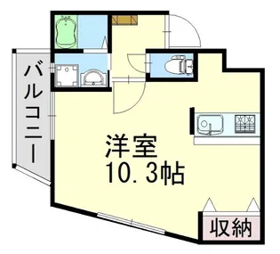 Ruby`s Garden Makuhari【1階】の間取り