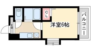 クオーレ十三東【3階】の間取り