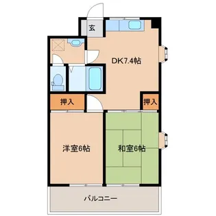 大嶋ビル【2階】の間取り