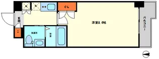 Gramercy Nipponbashi【11階】の間取り