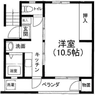 エンゼルハイム常盤台第2【3階】の間取り