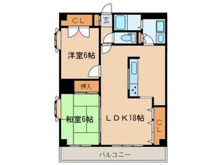 マンション葵【1階】の間取り