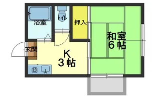 メゾンシェモア B棟【2階】の間取り