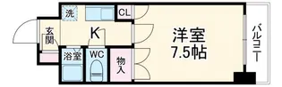 ベルシティ【6階】の間取り