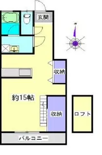 グランドウルス桜木I【1階】の間取り