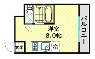 東浅香山マンション【2階】の間取り