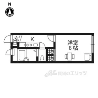 レオパレス大徳A【1階】の間取り