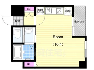 パレス東洋福島【2階】の間取り