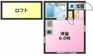 サンハイツ梶ヶ谷【1階】の間取り