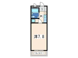 パークサイド湘南台【2階】の間取り