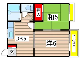 ビラコ-ト桜【2階】の間取り
