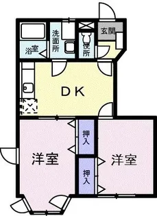 クレストール松浦【1階】の間取り