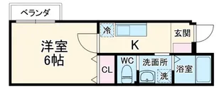 フェリス海老名【3階】の間取り