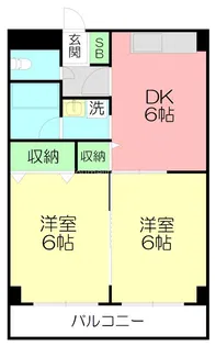 ブラザーハイツ伊勢原第2【3階】の間取り