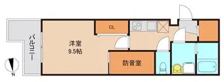 b’CASA cielo【4階】の間取り