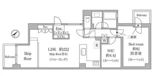 BLANVOAGE HIROO【1階】の間取り
