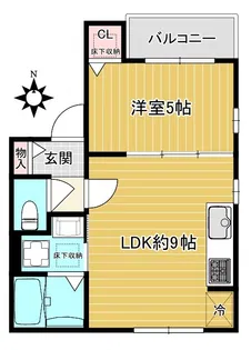 Bell Lead YAMAICHI NORTH【1階】の間取り
