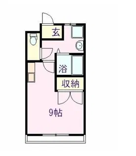 リバーキャッスル蔵六【7階】の間取り