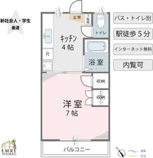 シャトーMY【1階】の間取り