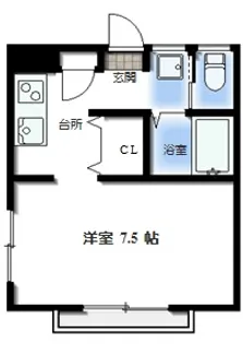 TEILOR(テイラー)2番館【2階】の間取り