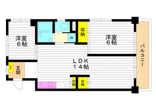 東京都練馬区谷原6【マンション】の間取り