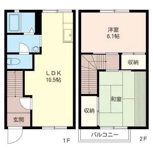 神奈川県座間市新田宿【一戸建】の間取り
