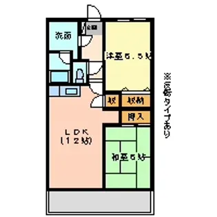 広島県福山市神辺町【マンション】の間取り