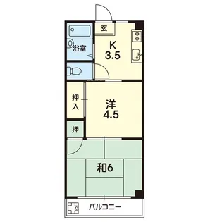 木村コーポ【3階】の間取り