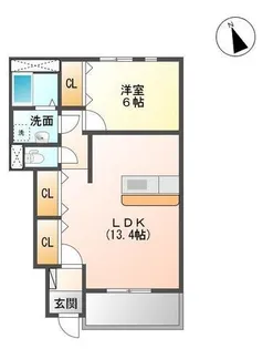 エクセルハイツ【1階】の間取り