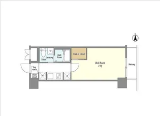 インプルーブ白金【4階】の間取り