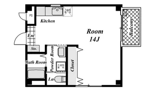 サンハウス【2階】の間取り