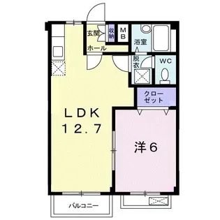 香川県高松市国分寺町柏原【アパート】の間取り