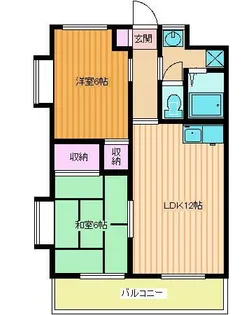 ウインズ今川【3階】の間取り