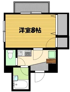 井上ハイム【4階】の間取り