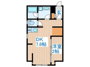 SILVERADO方南【1階】の間取り