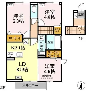 ステラ【2階】の間取り