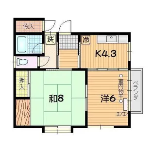 ワンダーハウス【2階】の間取り
