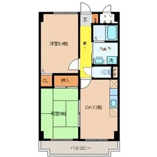 エクシング金岡【3階】の間取り