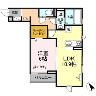 montee amour 2nd【2階】の間取り
